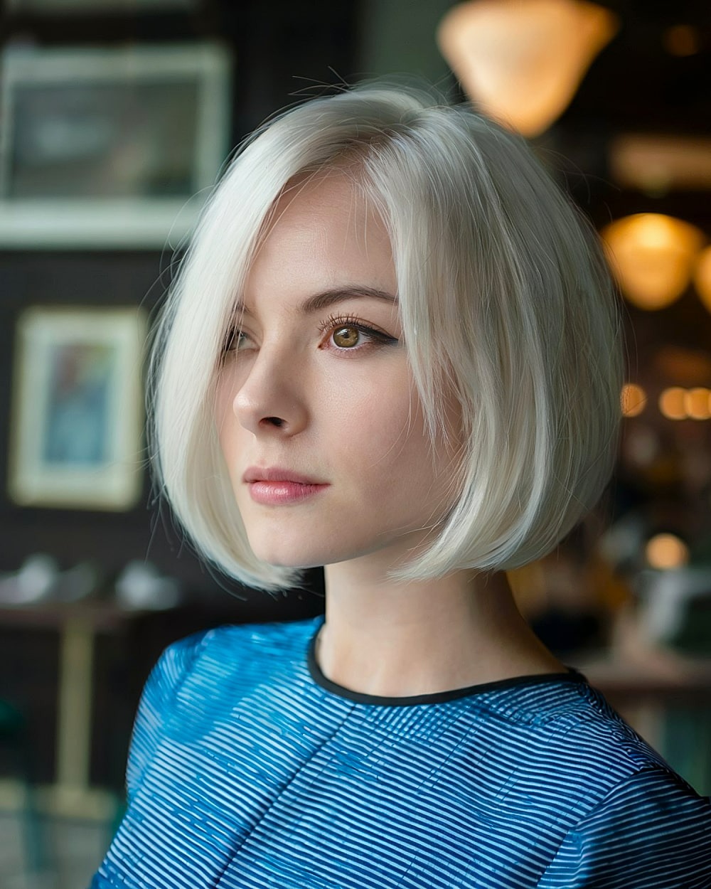 Blondine Pinch Bob Frisuren