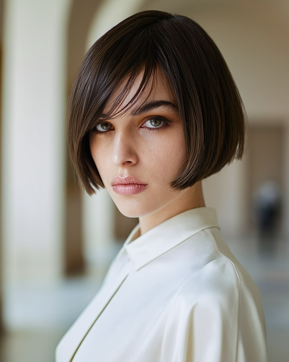 Bob Frisuren mit eingesteckten Haaren