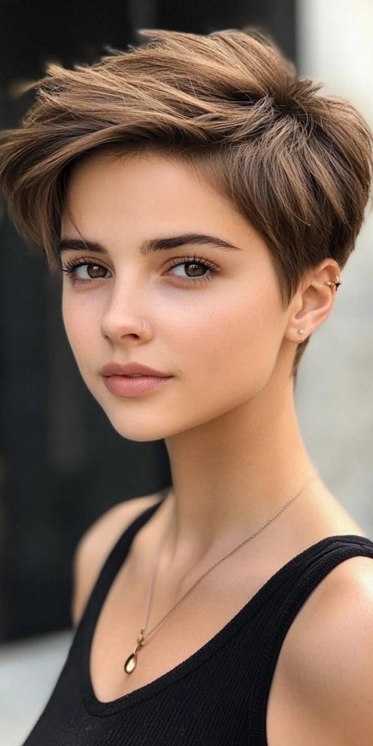 Einfache Kurzhaarfrisuren Frau