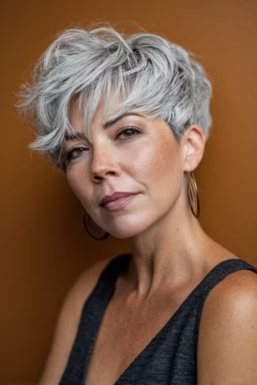 Moderne Shag-Frisuren für Frauen über 50